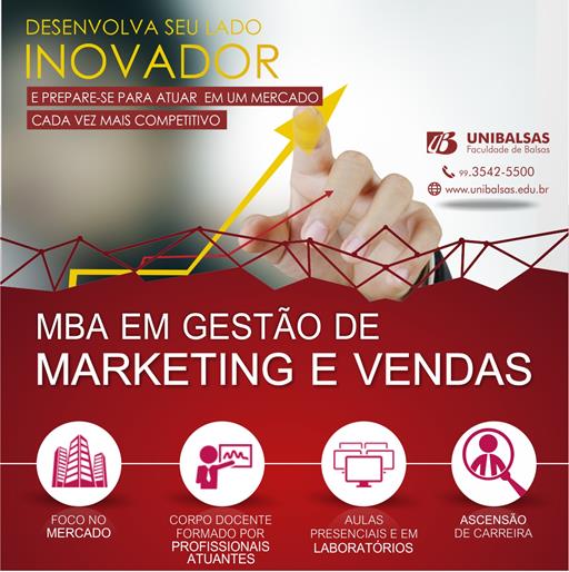 Vem aí: MBA em Gestão de Marketing e Vendas | UNIBALSAS